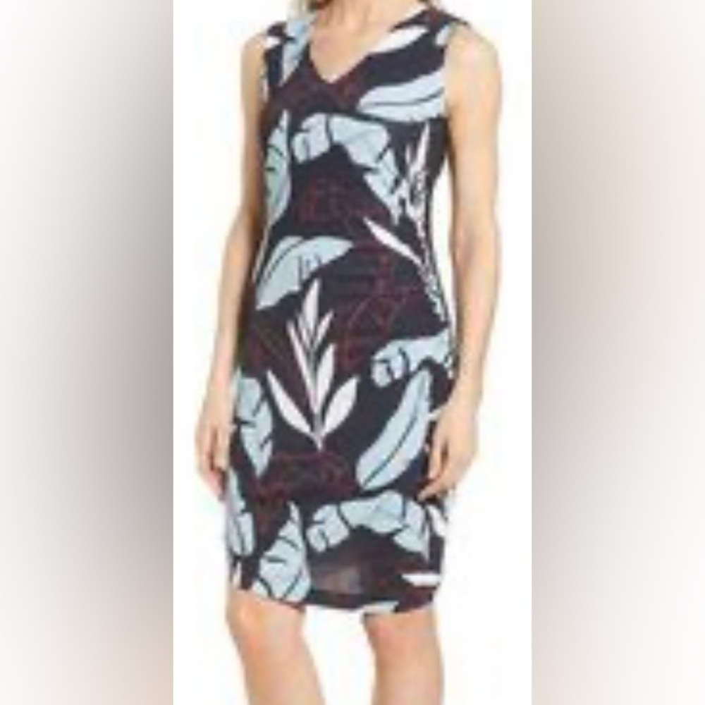 Hugo Boss Erea Sheath Dress
Palm Print xs midi